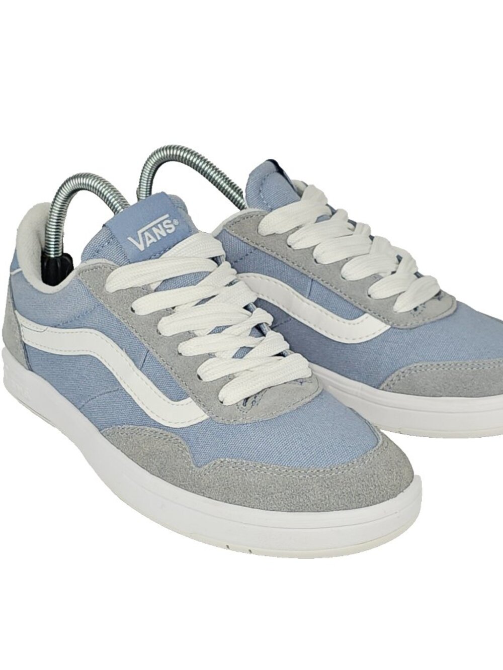 Vans Cruze Too CC ComfyCush Mens Dusty Blue Canvas Suede Comfort Skate Sneakers